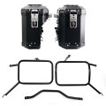Pair of Atlas aluminium bags 39L+32L + Frames for Atlas aluminum side panniers Triumph Street Scrambler 900 (2026 until now)