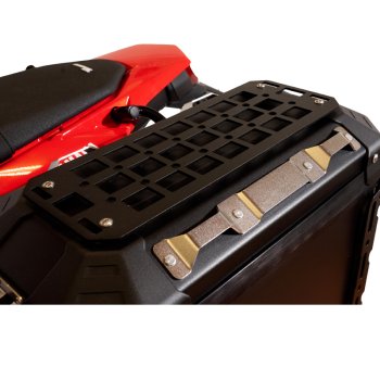 Pair of Atlas aluminium bags 39L+32L + Inox Subframes for Atlas aluminum side panniers Yamaha Ténéré 700