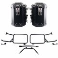 Pair of Atlas aluminium bags 39L+39L + Subframes for aluminum side panniers Moto Guzzi Stelvio (2024 until now)