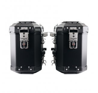 Pair of Atlas aluminium bags 39L+39L