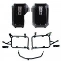 Pair of aluminium Panniers Atlas 47L+41L with BMW F850GS and ADV frame