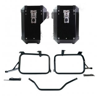 Pair of aluminium Panniers Atlas 47L+41L with Honda CRF1100L Africa Twin & Adventure Sports (2024 until now) frame