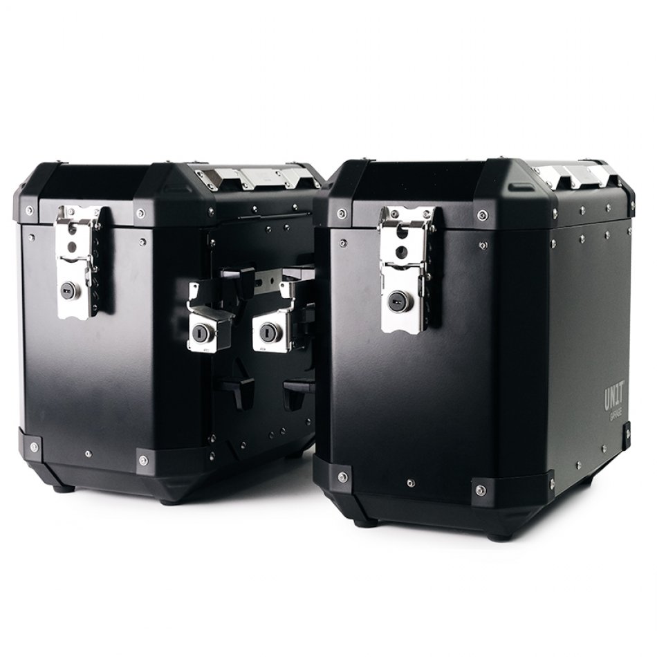 Pair of aluminium Panniers Atlas 47L+47L BMW R1300GS ADV