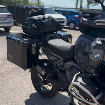 Pair of aluminium Panniers Atlas 47L+47L BMW R1300GS ADV