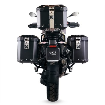 Pair of aluminium Panniers Atlas 47L+41L