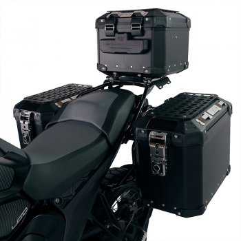 Pair of aluminium Panniers Atlas 47L+41L