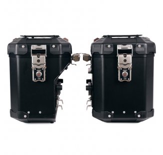 Pair of Atlas aluminium bags 48L+41L 