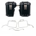 Pair of Atlas aluminium bags 48L+41L + Aprilia Tuareg 660 frames for Atlas aluminum side panniers