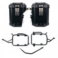 Pair of Atlas aluminium bags 48L+41L + Subframes for aluminum side panniers Atlas BMW F900GS