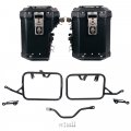 Pair of Atlas aluminium bags 48L+41L + Subframes for aluminum side panniers Atlas BMW R12 G/S