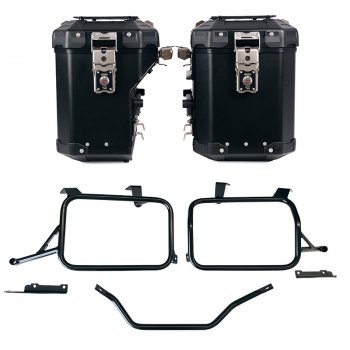 Pair of Atlas aluminium bags 48L+41L + Subframes for aluminum side panniers Atlas Honda CRF1100L Africa Twin & Adventure Sports (2024 until now)
