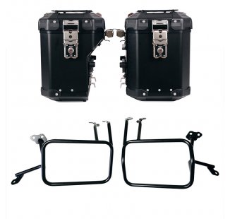 Pair of Atlas aluminium bags 48L+41L + Aluminium bag frames Atlas KTM 1290/1390 Super Adventure S-R