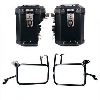 Pair of Atlas aluminium bags 48L+41L + Aluminium bag frames Atlas KTM 1290/1390 Super Adventure S-R