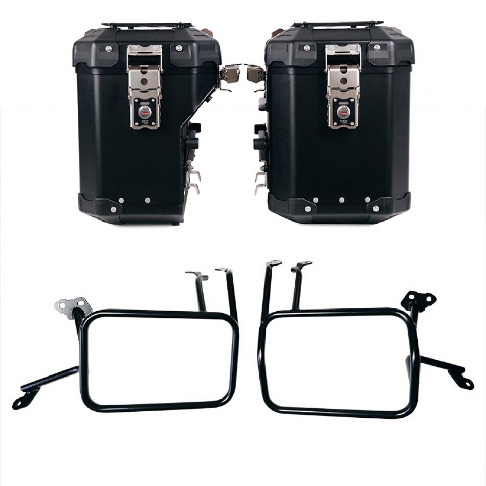 Pair of Atlas aluminium bags 48L+41L + Aluminium bag frames Atlas KTM 1290/1390 Super Adventure S-R