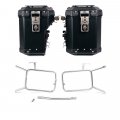 Pair of Atlas aluminium bags 48L+41L + Frames for NineT Atlas aluminium bags