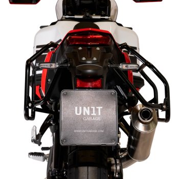 Pair of Atlas aluminium bags 48L+41L + Subframes for Atlas aluminum side panniers Yamaha Ténéré 700