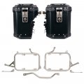 Pair of Atlas aluminium bags 48L+41L + Subframes for aluminum side panniers Atlas BMW R1300GS