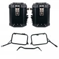 Pair of Atlas aluminium bags 48L+48L  + R80G/S and R80 GS Basic frames for Atlas aluminum panniers