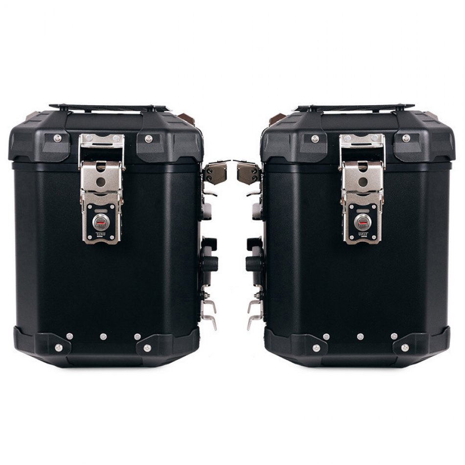Pair of Atlas aluminium bags 48L+48L 