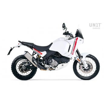 Pair of Ducati DesertX side panels Star White Silk