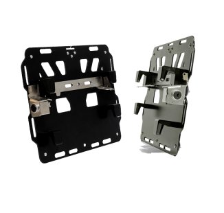 Pair of aluminium plates for BMW R1300GS ADV pannier mounts
