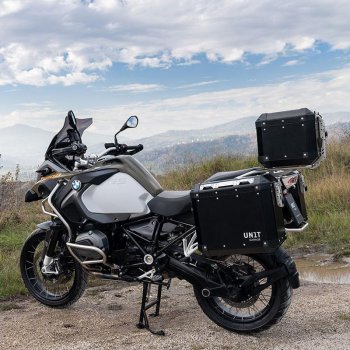 Pair of aluminium Panniers Atlas 40L+34L with Subframes R1200GS LC - R1250GS & ADV