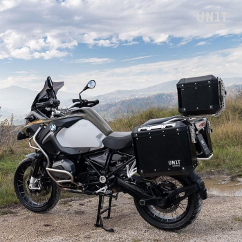 Pair of aluminium Panniers Atlas 40L+34L with Subframes R1200GS LC - R1250GS & ADV