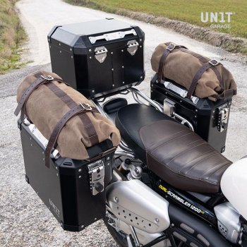 Pair of aluminium Panniers Atlas 47L+41L with Triumph 1200 XC & XE frame