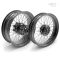 Pair of spoked wheels Ducati Cafe Racer 800 48M6