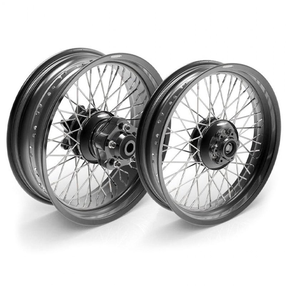 Pair of spoked wheels Ducati Desert Sled 800 48M6