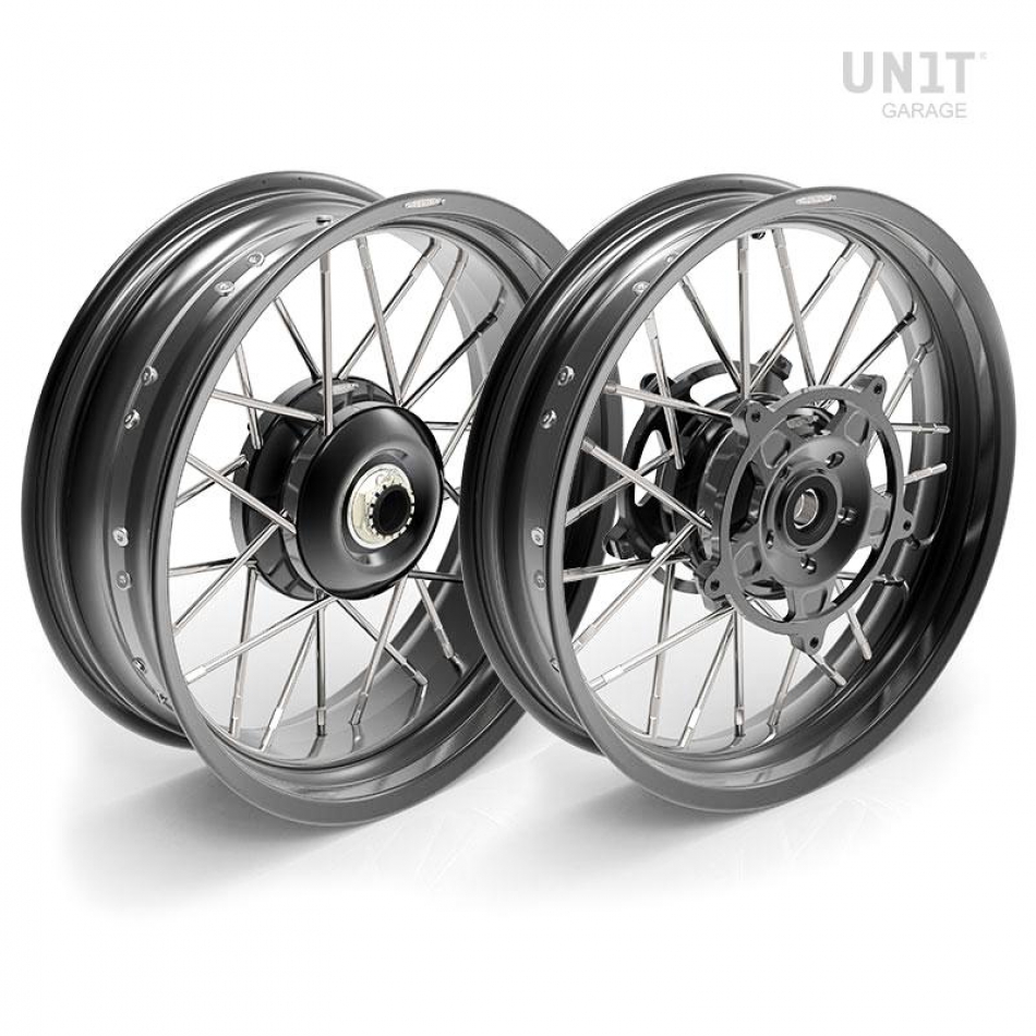 Pair of spoked wheels NineT Racer & Pure 24M9