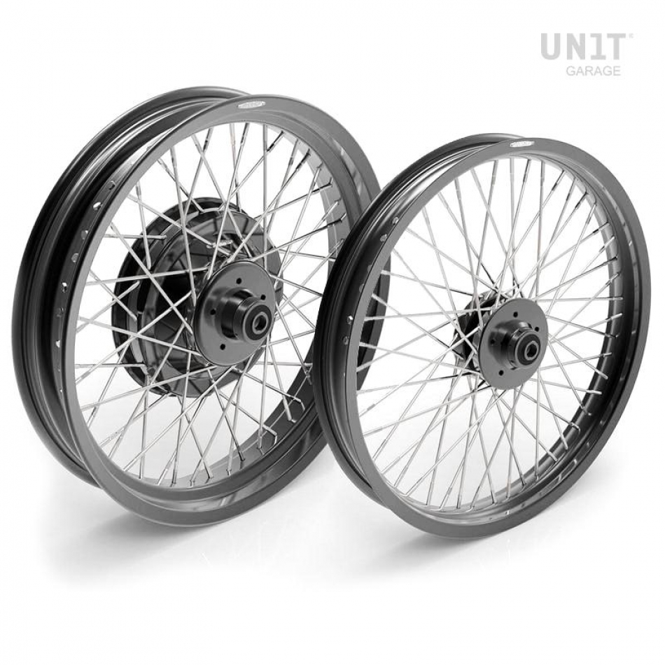 Pair of spoked wheels R100RS 48M6 (DISC BRAKE)