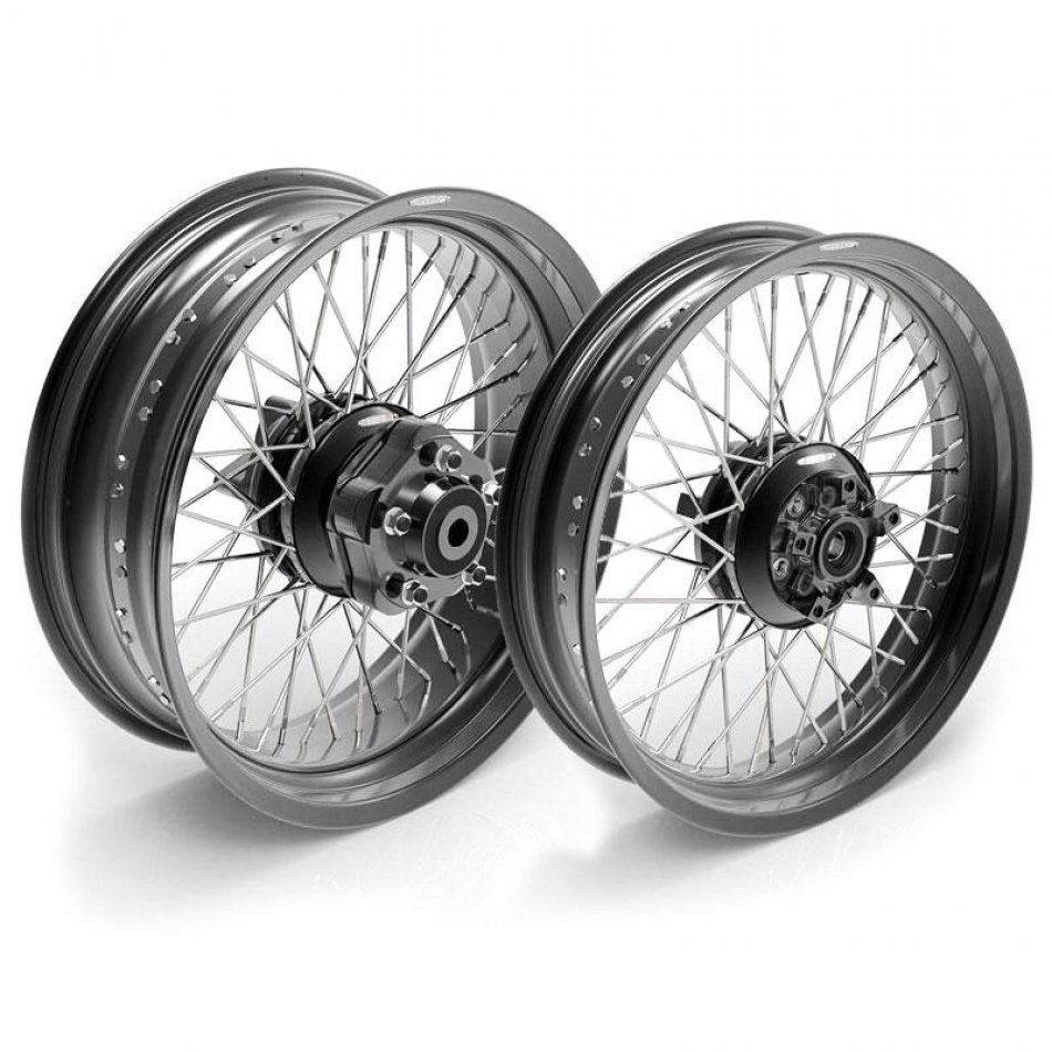 Pair of spoked wheels Triumph Street Twin & Street Cup 900 48M6