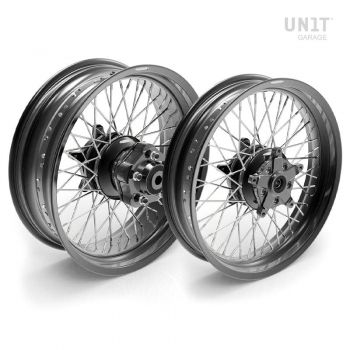 Pair of spoked wheels Yamaha MT09 ABS 48M6