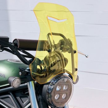 Windshield with GPS support for Honda CL