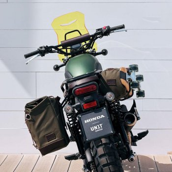 Windshield with GPS support for Honda CL