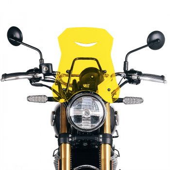 Windshield with GPS support for Royal Enfield Bear 650