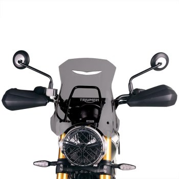 Windshield with GPS support for Triumph Speed 400 & Scrambler 400 X