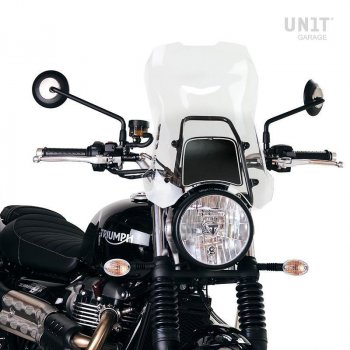 Windshield XL with GPS support for Triumph Street series