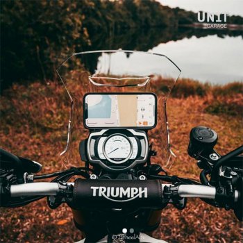 Windshield with GPS support for Triumph 1200 XC-XE