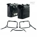 Two Khali TPU side bags 35L - 45L + Pair of aluminum plates with R80G/S and R80 GS Basic Frames