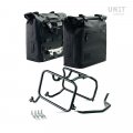 Two Khali side panniers in TPU 35L - 45L + Pair of aluminium plates with KTM frame