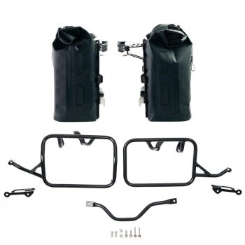 Two Khali side panniers in TPU 35L - 45L + Pair of aluminium plates + Subframes BMW R12 G/S