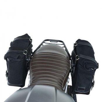 Two Side Panniers Canvas + Symmetrical  Double Subframe NineT