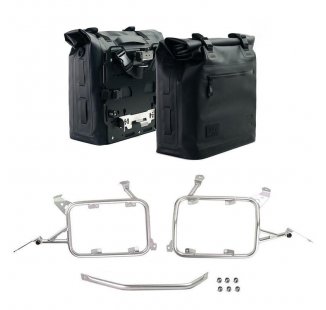 Two Khali side panniers in TPU 35L - 45L with Inox Subframe R1200GS LC - R1250GS & ADV 