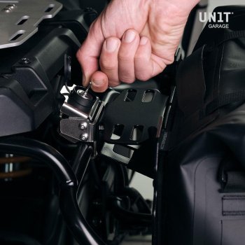 Two Khali side panniers in TPU 35L - 45L with Inox Subframe Yamaha