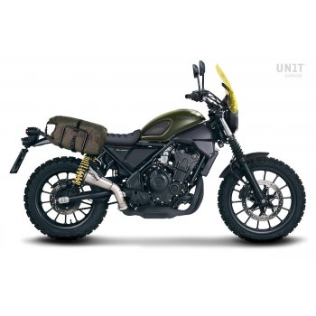 Matt Black Honda CL tank side panels