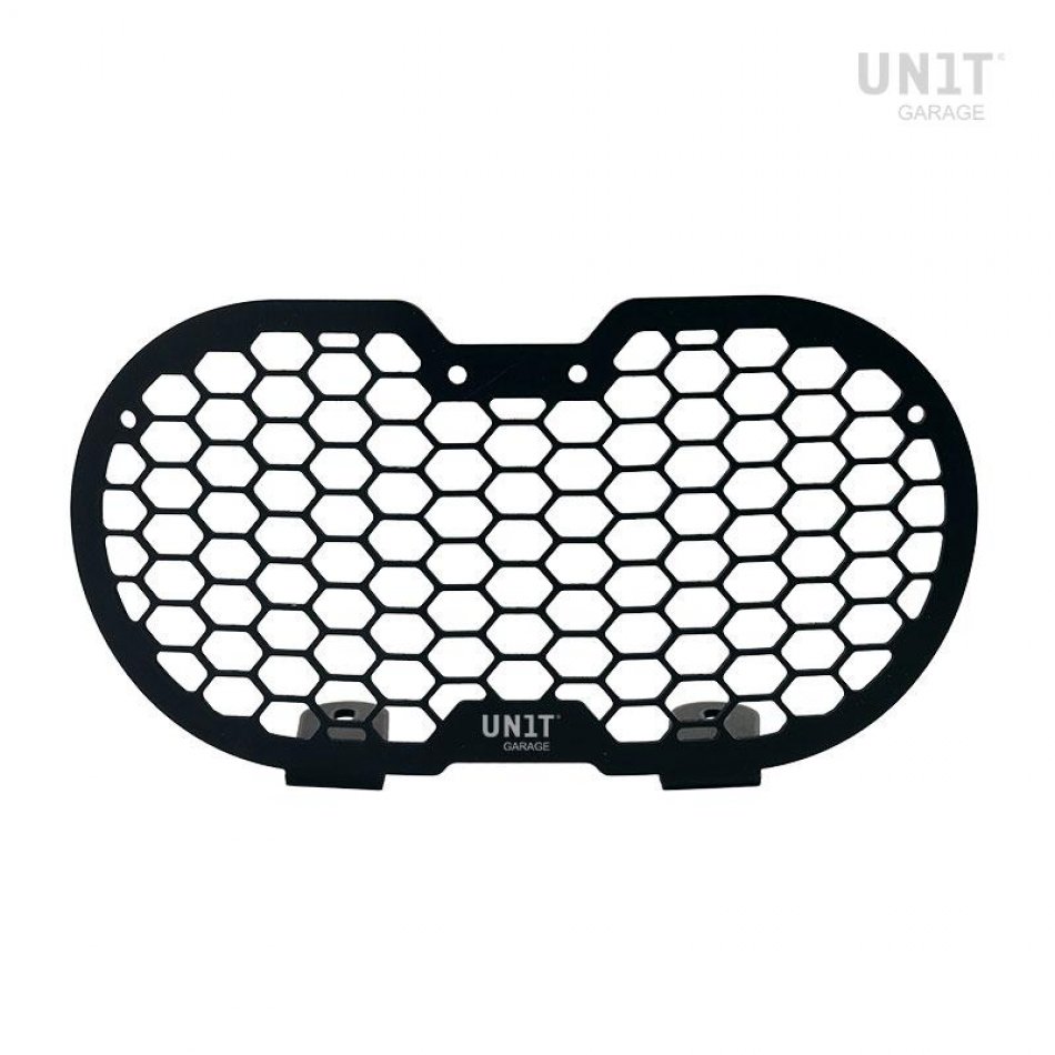 Headlight protection grill 