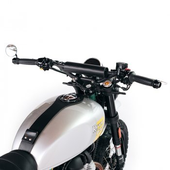 Kit of 1 Royal Enfield mirror with 2 terminals