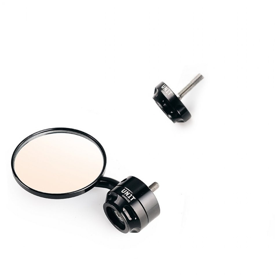 Kit of 1 Royal Enfield mirror with 2 terminals